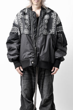 画像をギャラリービューアに読み込む, FACETASM ORIGINAL BANDANA PRINT MA-1 (BANDANA)