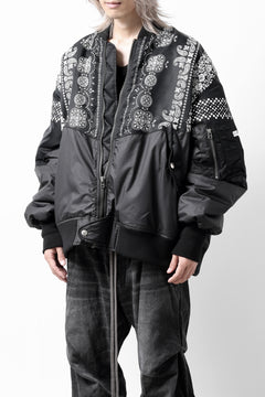 画像をギャラリービューアに読み込む, FACETASM ORIGINAL BANDANA PRINT MA-1 (BANDANA)