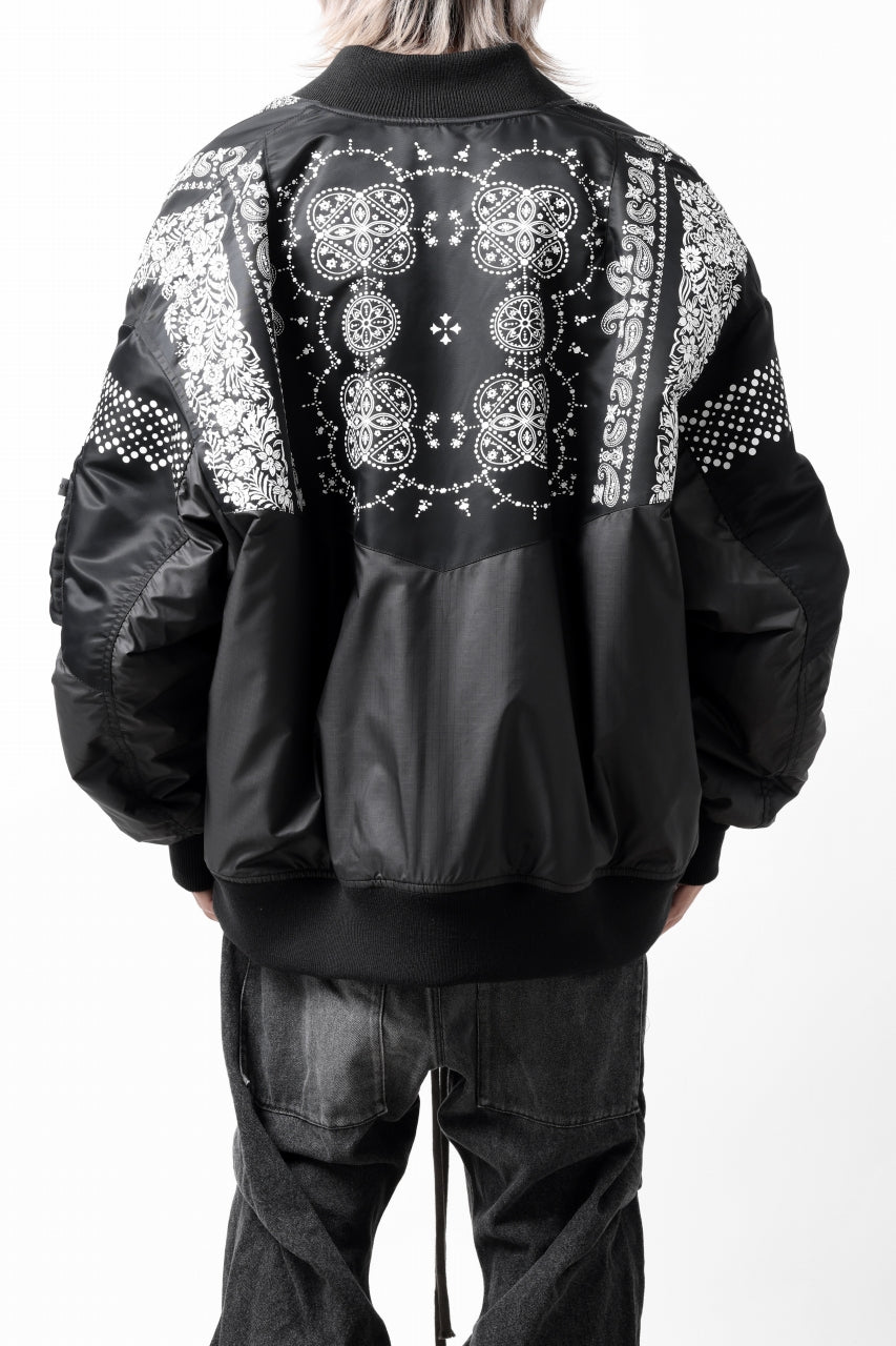 画像をギャラリービューアに読み込む, FACETASM ORIGINAL BANDANA PRINT MA-1 (BANDANA)