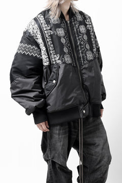 画像をギャラリービューアに読み込む, FACETASM ORIGINAL BANDANA PRINT MA-1 (BANDANA)