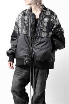 画像をギャラリービューアに読み込む, FACETASM ORIGINAL BANDANA PRINT MA-1 (BANDANA)