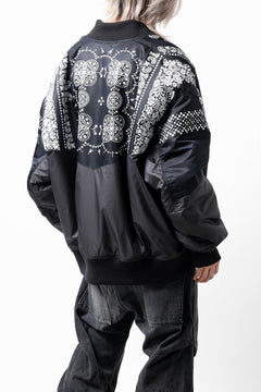 画像をギャラリービューアに読み込む, FACETASM ORIGINAL BANDANA PRINT MA-1 (BANDANA)