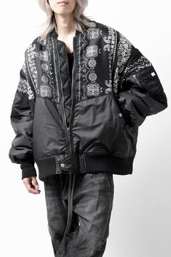 画像をギャラリービューアに読み込む, FACETASM ORIGINAL BANDANA PRINT MA-1 (BANDANA)