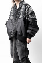 画像をギャラリービューアに読み込む, FACETASM ORIGINAL BANDANA PRINT MA-1 (BANDANA)