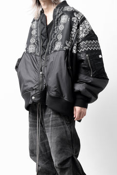 画像をギャラリービューアに読み込む, FACETASM ORIGINAL BANDANA PRINT MA-1 (BANDANA)