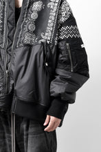 画像をギャラリービューアに読み込む, FACETASM ORIGINAL BANDANA PRINT MA-1 (BANDANA)