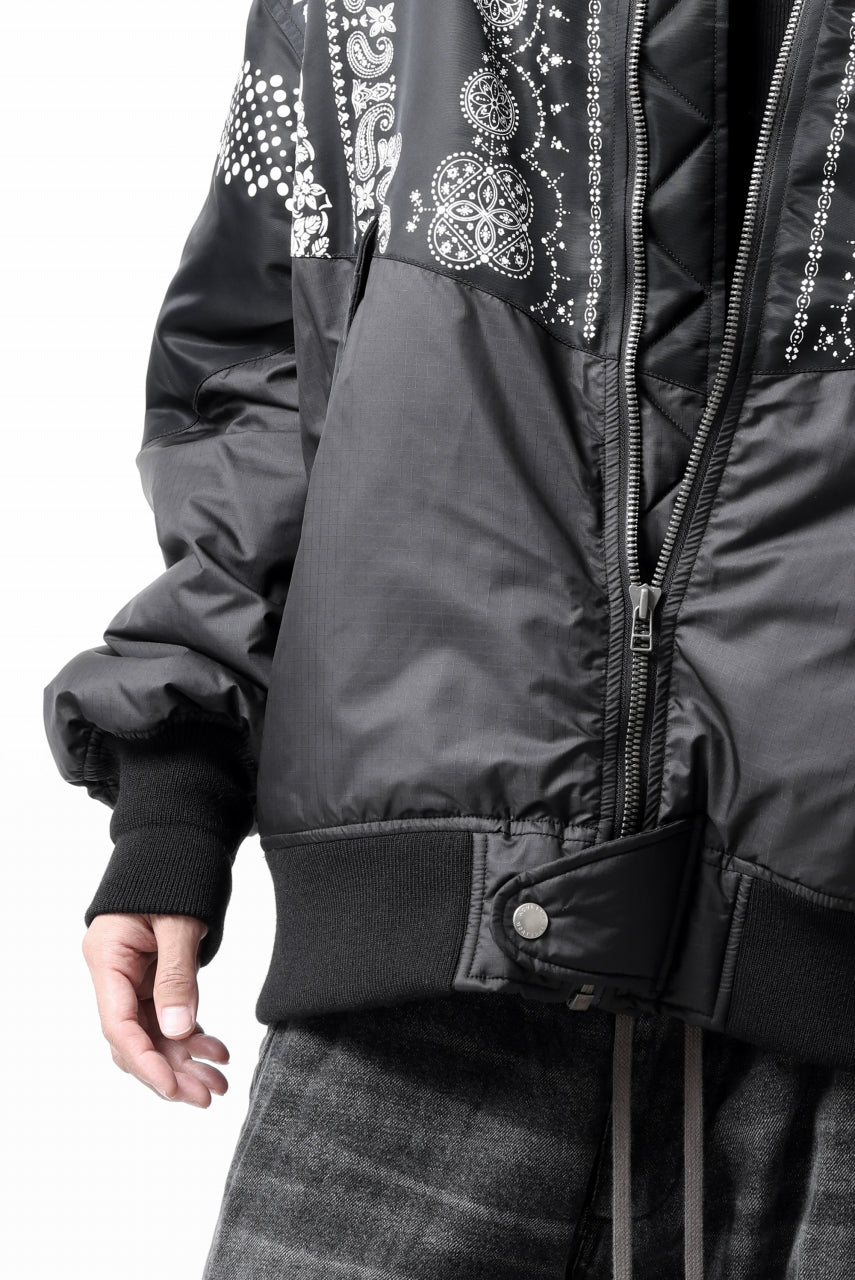 画像をギャラリービューアに読み込む, FACETASM ORIGINAL BANDANA PRINT MA-1 (BANDANA)