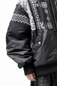 画像をギャラリービューアに読み込む, FACETASM ORIGINAL BANDANA PRINT MA-1 (BANDANA)