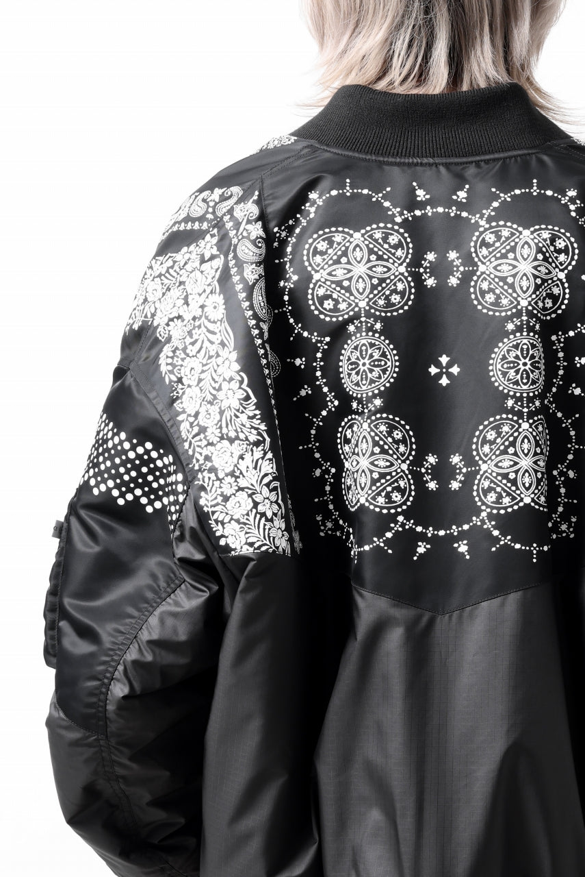 画像をギャラリービューアに読み込む, FACETASM ORIGINAL BANDANA PRINT MA-1 (BANDANA)