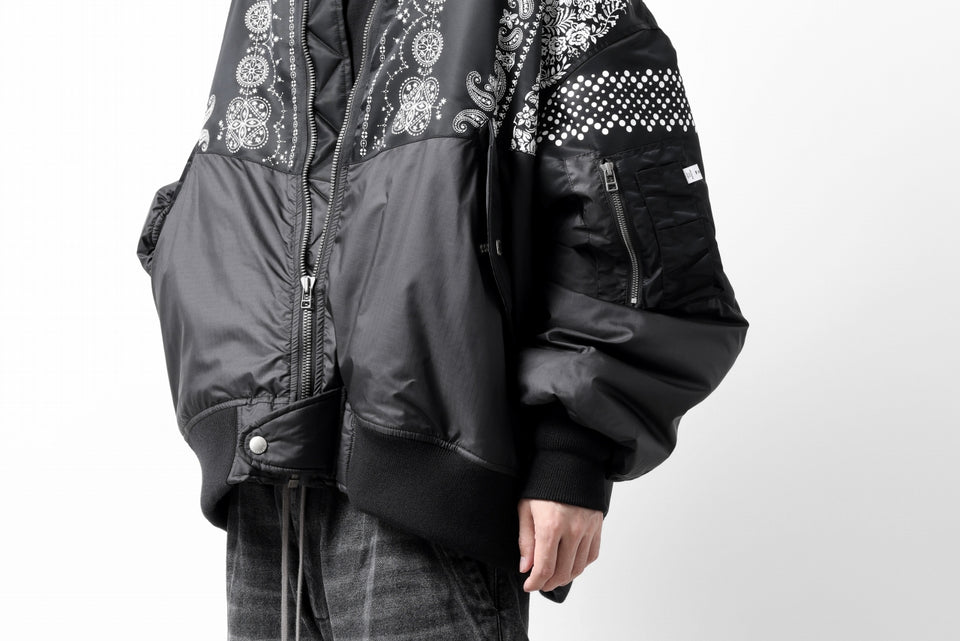 画像をギャラリービューアに読み込む, FACETASM ORIGINAL BANDANA PRINT MA-1 (BANDANA)