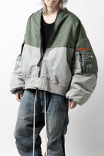 画像をギャラリービューアに読み込む, FACETASM×AVIREX PATCHED MA-1 JACKET (GRAY x KHAKI)