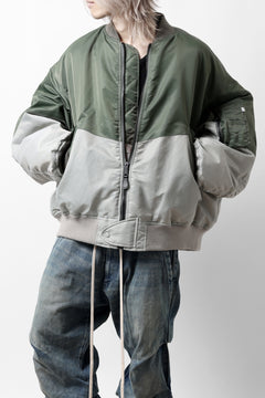 画像をギャラリービューアに読み込む, FACETASM×AVIREX PATCHED MA-1 JACKET (GRAY x KHAKI)