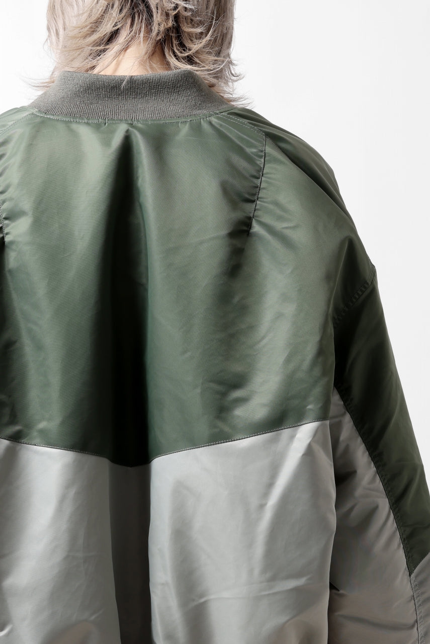 画像をギャラリービューアに読み込む, FACETASM×AVIREX PATCHED MA-1 JACKET (GRAY x KHAKI)