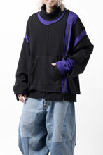 画像をギャラリービューアに読み込む, FACETASM LAYERED DECONSTRUCTED SWEAT TOPS (BLACK)