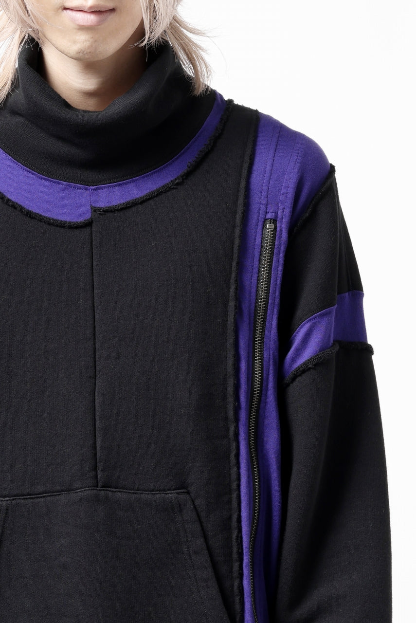 画像をギャラリービューアに読み込む, FACETASM LAYERED DECONSTRUCTED SWEAT TOPS (BLACK)