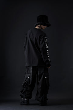 画像をギャラリービューアに読み込む, mastermind JAPAN LONG SLEEVE TOPS / REGULAR FIT (BLACK)