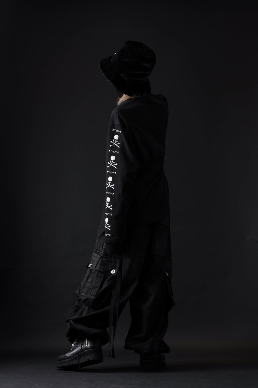 画像をギャラリービューアに読み込む, mastermind JAPAN LONG SLEEVE TOPS / REGULAR FIT (BLACK)