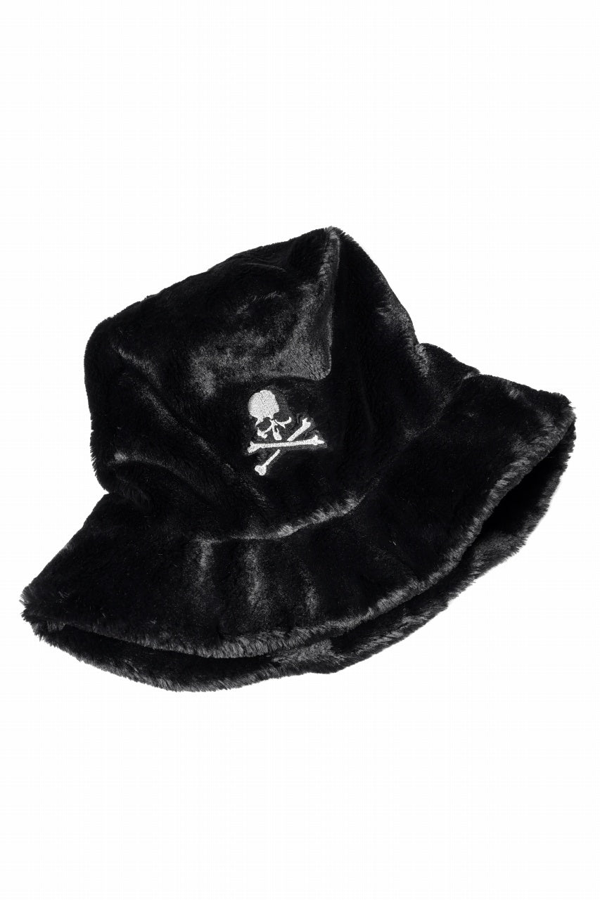 画像をギャラリービューアに読み込む, mastermind JAPAN BUCKET HAT / FAUX FIR (BLACK)