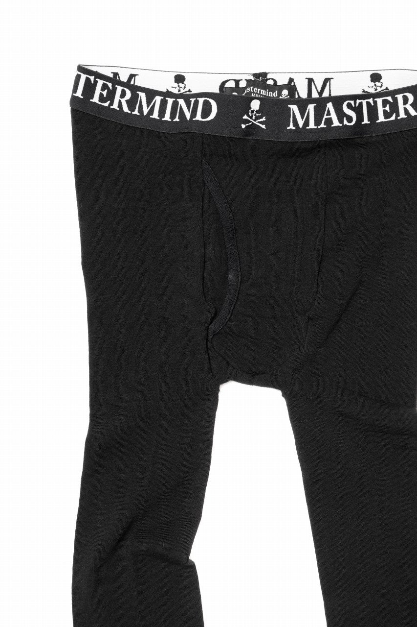 画像をギャラリービューアに読み込む, mastermind JAPAN LEGGINGS / SKULL LOGO (BLACK)