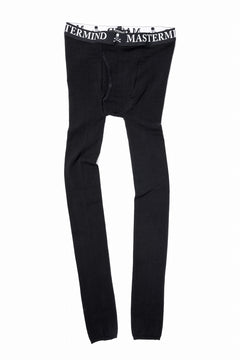 画像をギャラリービューアに読み込む, mastermind JAPAN LEGGINGS / SKULL LOGO (BLACK)
