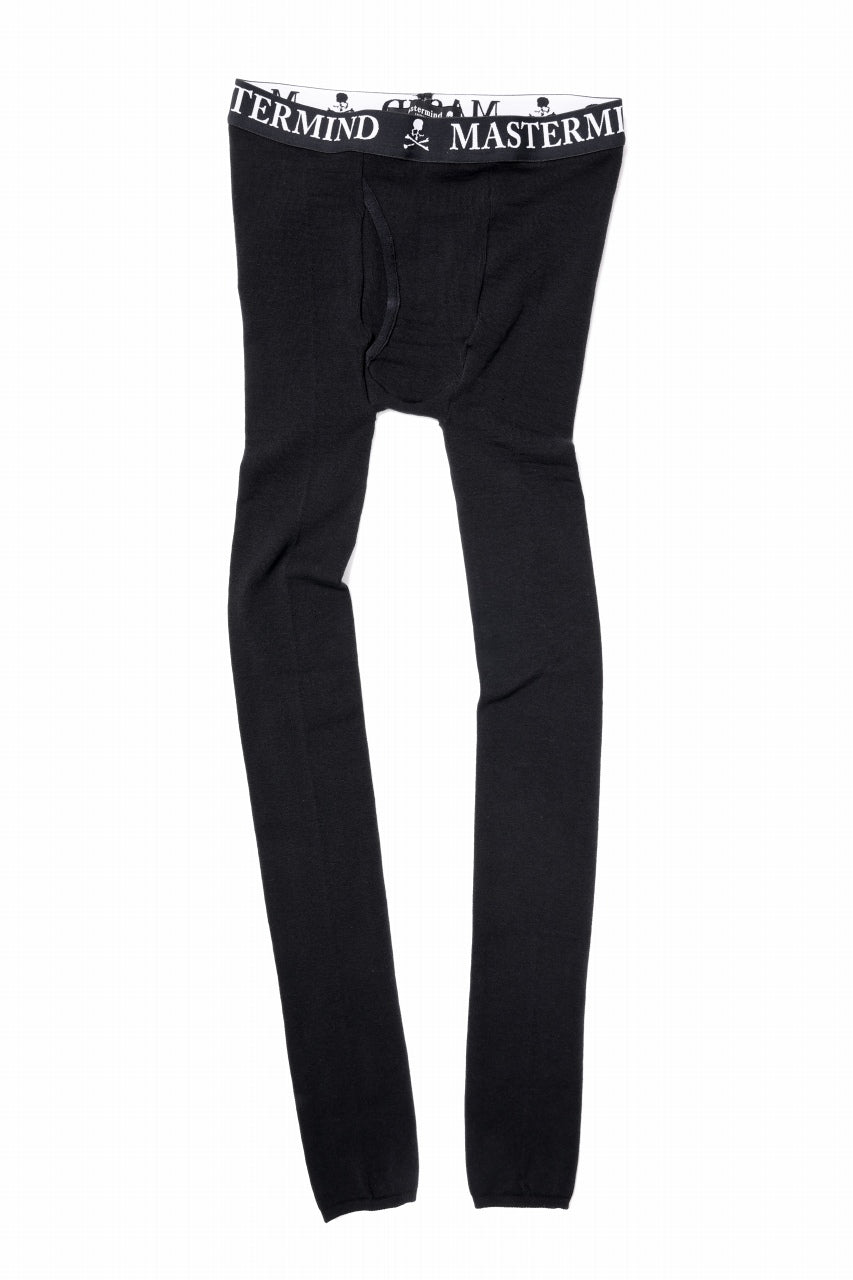 画像をギャラリービューアに読み込む, mastermind JAPAN LEGGINGS / SKULL LOGO (BLACK)