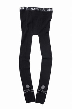 画像をギャラリービューアに読み込む, mastermind JAPAN LEGGINGS / SKULL LOGO (BLACK)