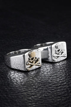 Load image into Gallery viewer, mastermind JAPAN COLLEGE RING (SILVER)