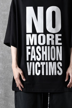 Load image into Gallery viewer, MASTERMIND WORLD x KATHARINE HAMNETT SLOGAN BIG TEE / N, M, F, V (BLACK)