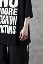 Load image into Gallery viewer, MASTERMIND WORLD x KATHARINE HAMNETT SLOGAN BIG TEE / N, M, F, V (BLACK)