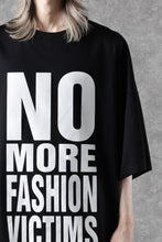 Load image into Gallery viewer, MASTERMIND WORLD x KATHARINE HAMNETT SLOGAN BIG TEE / N, M, F, V (BLACK)