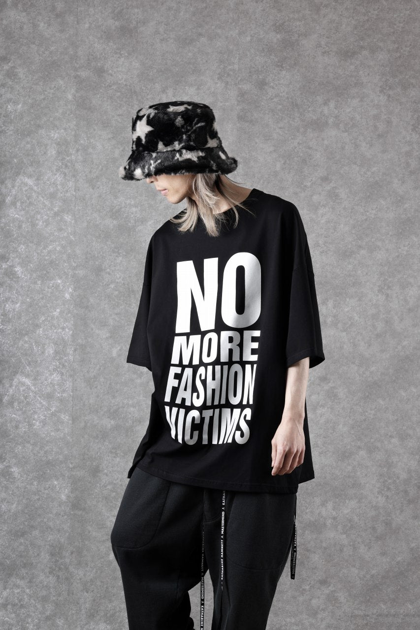 Load image into Gallery viewer, MASTERMIND WORLD x KATHARINE HAMNETT SLOGAN BIG TEE / N, M, F, V (BLACK)