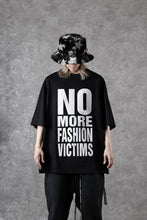Load image into Gallery viewer, MASTERMIND WORLD x KATHARINE HAMNETT SLOGAN BIG TEE / N, M, F, V (BLACK)