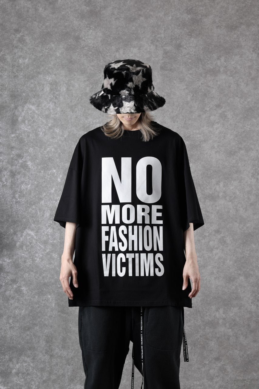 Load image into Gallery viewer, MASTERMIND WORLD x KATHARINE HAMNETT SLOGAN BIG TEE / N, M, F, V (BLACK)