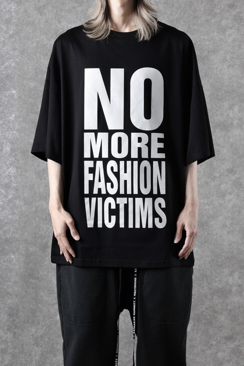 Load image into Gallery viewer, MASTERMIND WORLD x KATHARINE HAMNETT SLOGAN BIG TEE / N, M, F, V (BLACK)