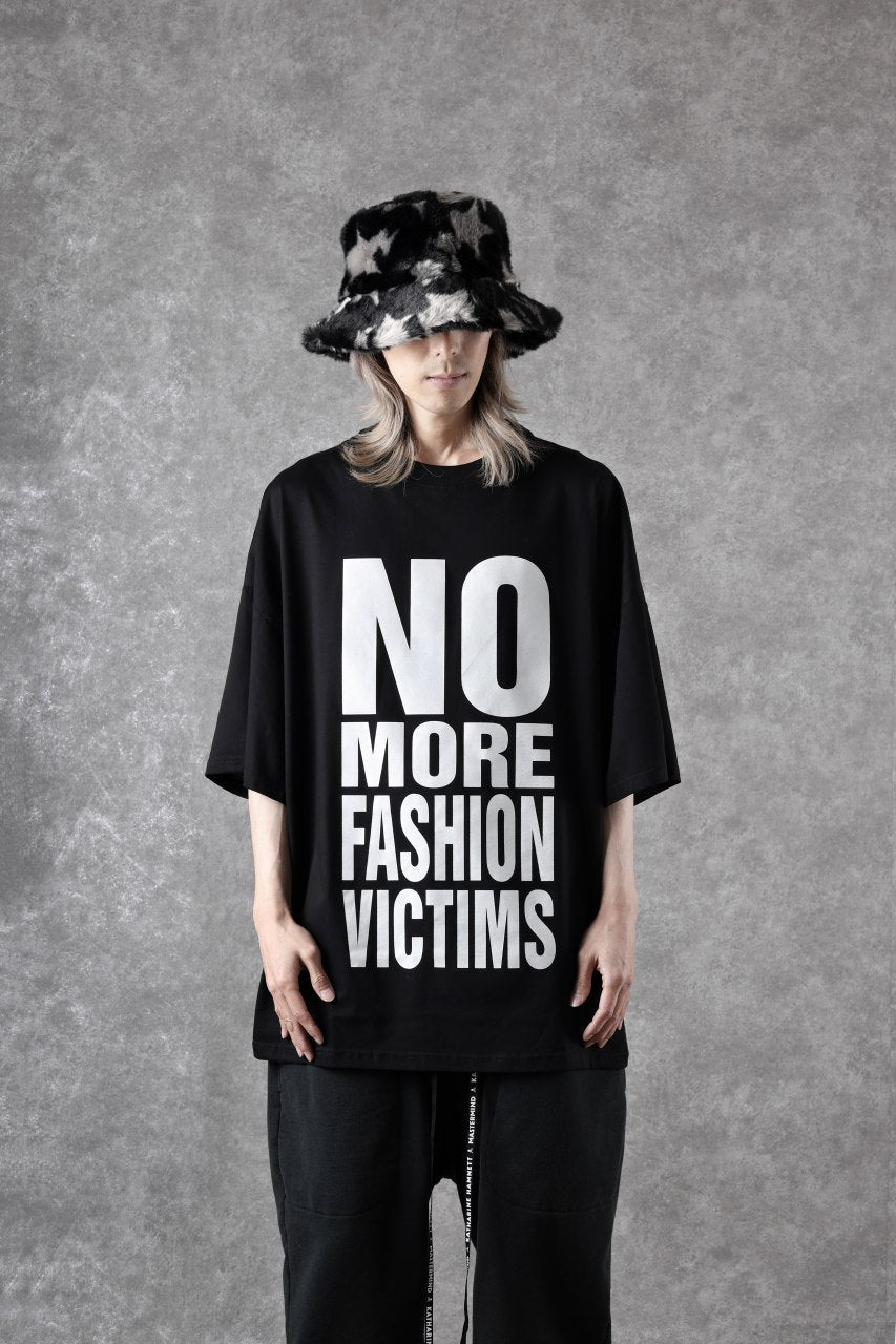 Load image into Gallery viewer, MASTERMIND WORLD x KATHARINE HAMNETT SLOGAN BIG TEE / N, M, F, V (BLACK)