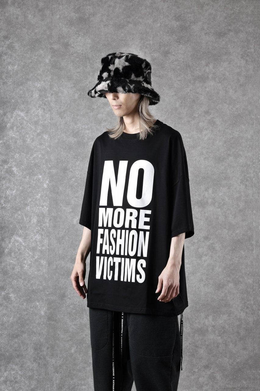Load image into Gallery viewer, MASTERMIND WORLD x KATHARINE HAMNETT SLOGAN BIG TEE / N, M, F, V (BLACK)