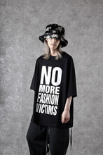 Load image into Gallery viewer, MASTERMIND WORLD x KATHARINE HAMNETT SLOGAN BIG TEE / N, M, F, V (BLACK)