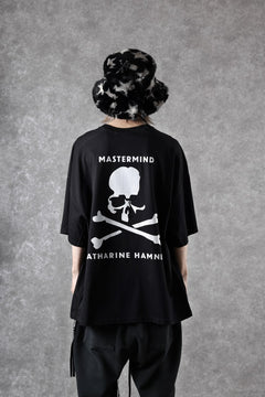 Load image into Gallery viewer, MASTERMIND WORLD x KATHARINE HAMNETT SLOGAN BIG TEE / CHOOSE LIFE (BLACK)