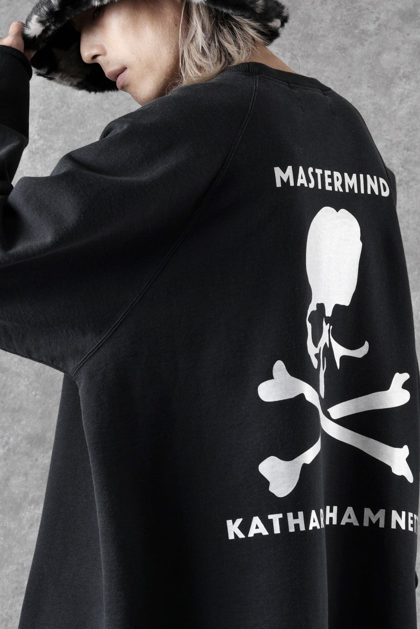 Load image into Gallery viewer, MASTERMIND WORLD x KATHARINE HAMNETT CUTOFF PULLOVER / CHOOSE LIFE (BLACK)