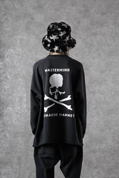 Load image into Gallery viewer, MASTERMIND WORLD x KATHARINE HAMNETT CUTOFF PULLOVER / CHOOSE LIFE (BLACK)