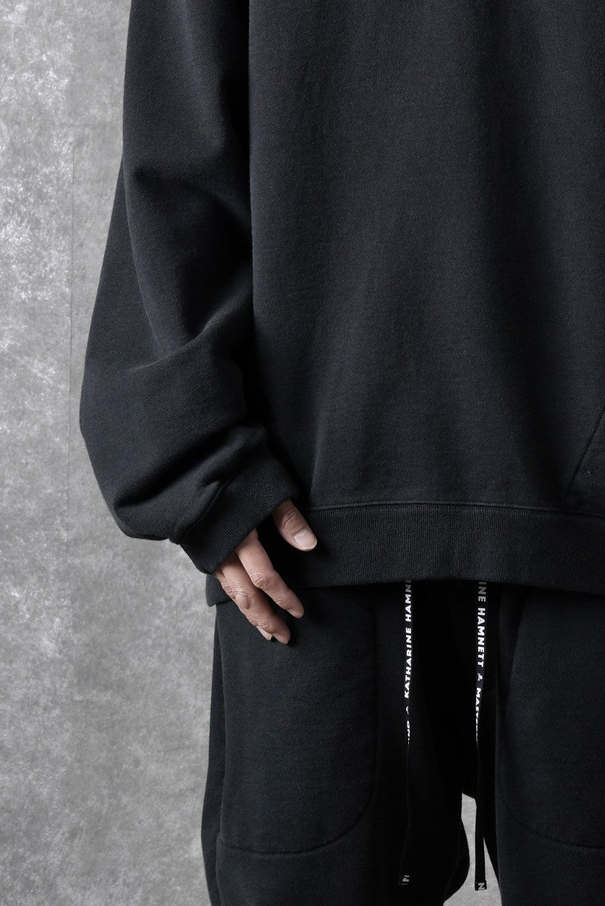 Load image into Gallery viewer, MASTERMIND WORLD x KATHARINE HAMNETT BACK LOGO HOODIE (BLACK)