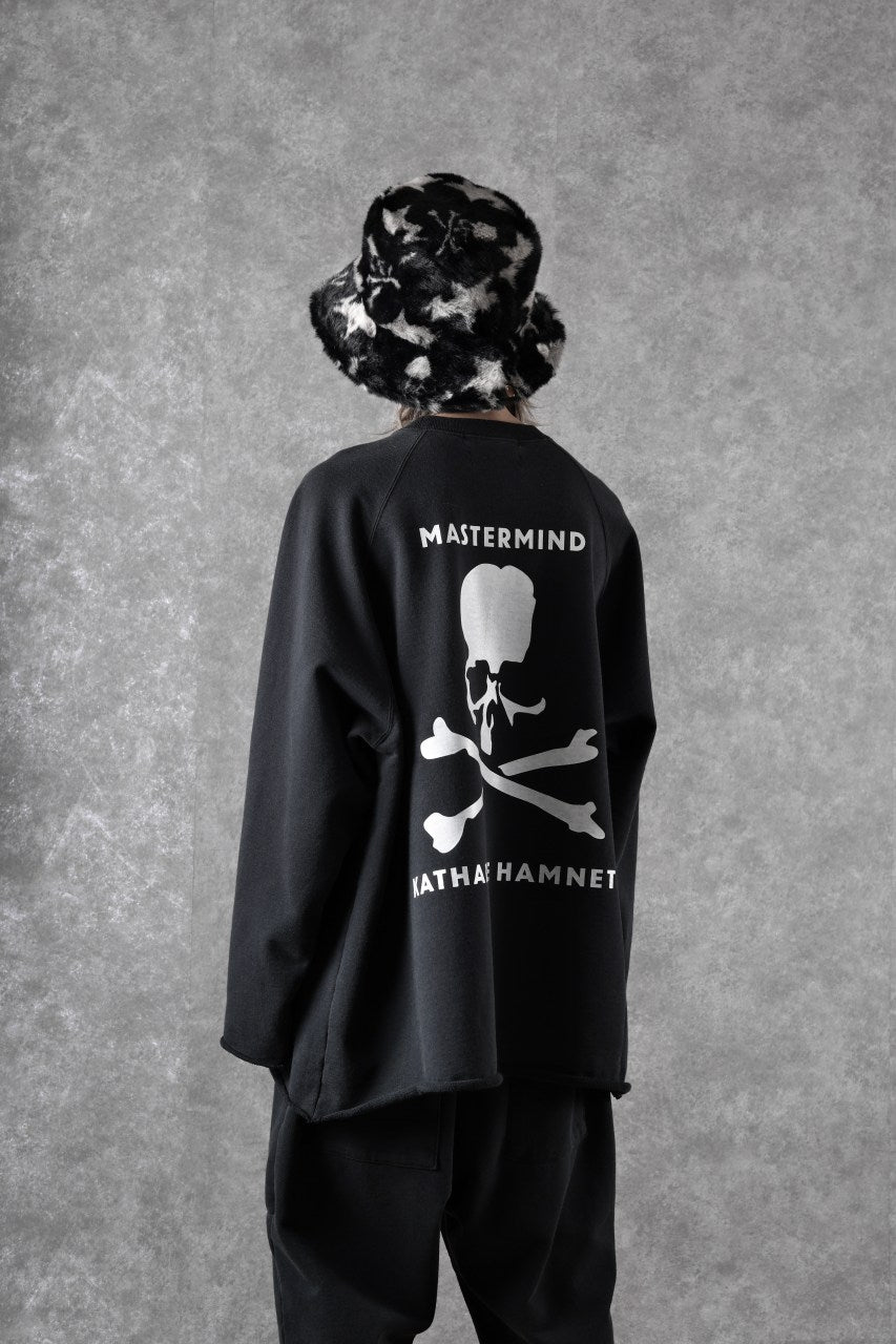 Load image into Gallery viewer, MASTERMIND WORLD x KATHARINE HAMNETT CUTOFF PULLOVER / CHOOSE LIFE (BLACK)