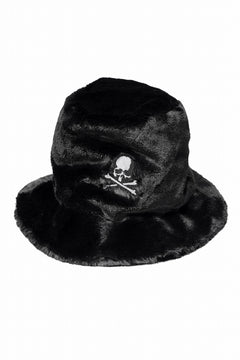 画像をギャラリービューアに読み込む, mastermind WORLD BUCKET HAT / FAUX FIR (BLACK)