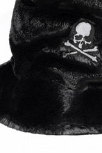 画像をギャラリービューアに読み込む, mastermind WORLD BUCKET HAT / FAUX FIR (BLACK)