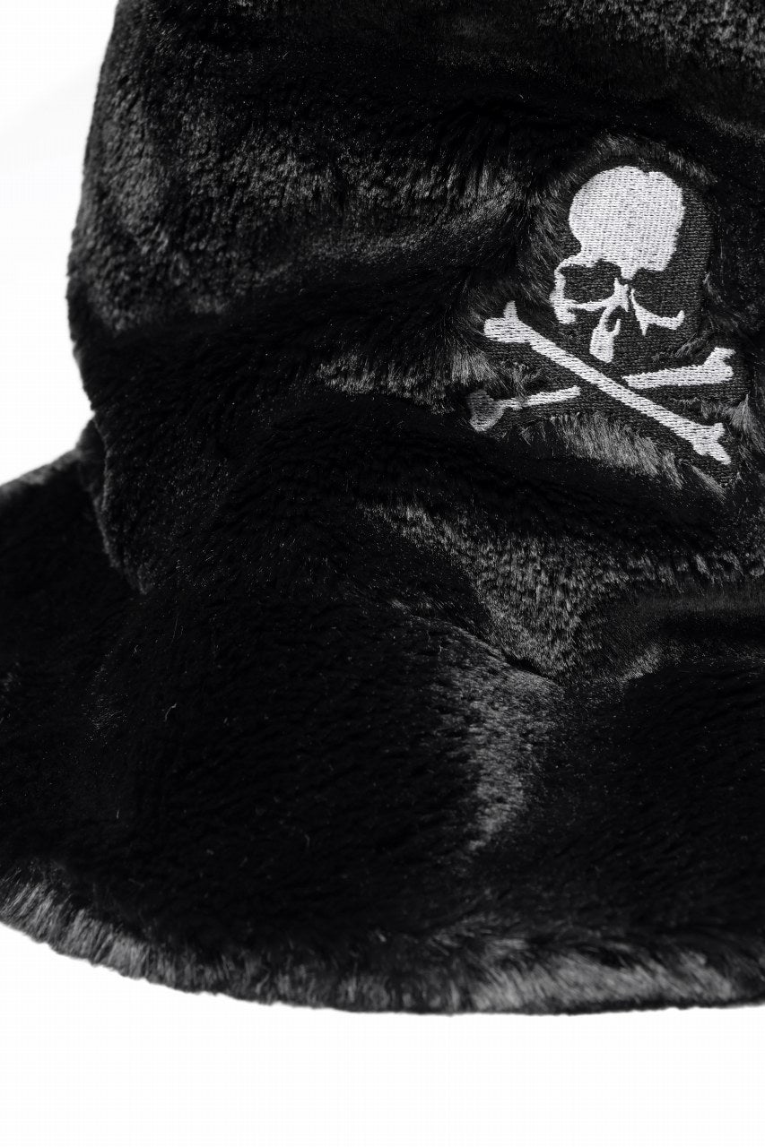 画像をギャラリービューアに読み込む, mastermind WORLD BUCKET HAT / FAUX FIR (BLACK)