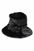 画像をギャラリービューアに読み込む, mastermind WORLD BUCKET HAT / FAUX FIR (BLACK)