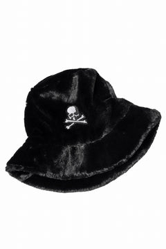 画像をギャラリービューアに読み込む, mastermind WORLD BUCKET HAT / FAUX FIR (BLACK)