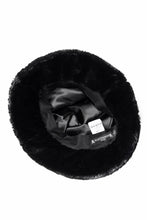 画像をギャラリービューアに読み込む, mastermind WORLD BUCKET HAT / FAUX FIR (BLACK)