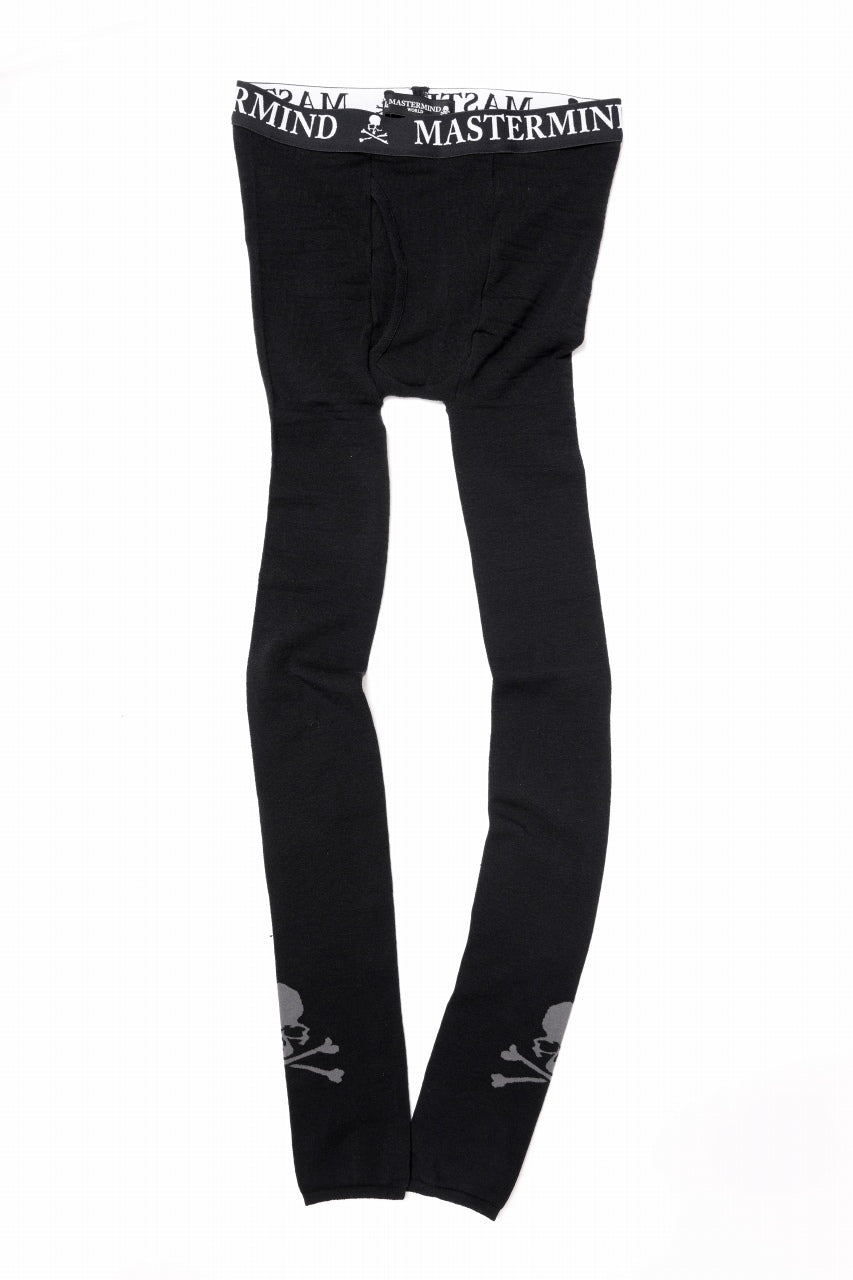 画像をギャラリービューアに読み込む, mastermind WORLD LEGGINGS / SKULL LOGO (BLACK)