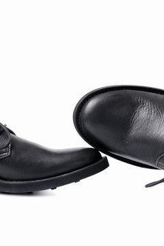 画像をギャラリービューアに読み込む, Y's for men PLAIN TOE SHOES / OIL WAX LEATHER (BLACK)